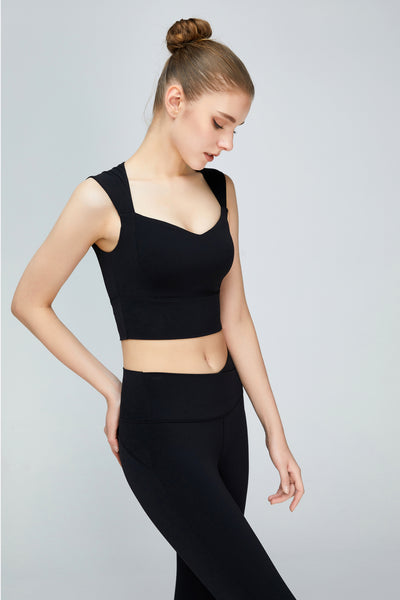 Sweat Absorbing Sleeveless Sports Bra - SHE BADDY© ONLINE WOMEN FASHION & CLOTHING STORE