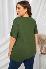 Plus Size Lip Graphic Tee Shirt - SHE BADDY© ONLINE WOMEN FASHION & CLOTHING STORE