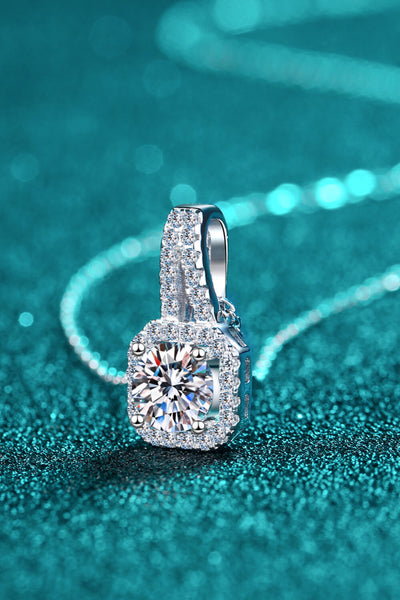 1 Carat Moissanite Necklace - SHE BADDY© ONLINE WOMEN FASHION & CLOTHING STORE