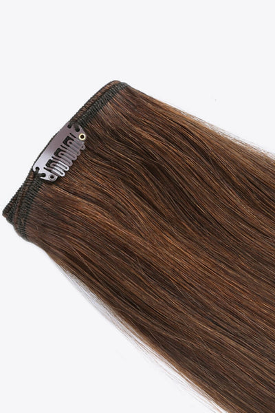 20" 120g Clip-in Hair Extensions Indian Human Hair - SHE BADDY© ONLINE WOMEN FASHION & CLOTHING STORE