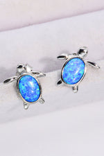 Opal Turtle Stud Earrings - SHE BADDY© ONLINE WOMEN FASHION & CLOTHING STORE