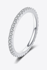 Curious Time 925 Sterling Silver Moissanite Ring - SHE BADDY© ONLINE WOMEN FASHION & CLOTHING STORE