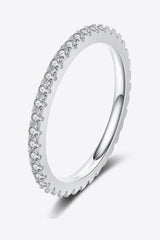 Curious Time 925 Sterling Silver Moissanite Ring - SHE BADDY© ONLINE WOMEN FASHION & CLOTHING STORE