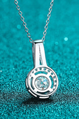 Build You Up Moissanite Round Pendant Chain Necklace - SHE BADDY© ONLINE WOMEN FASHION & CLOTHING STORE