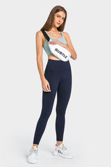 High Waist Ankle-Length Yoga Leggings with Pockets - SHE BADDY© ONLINE WOMEN FASHION & CLOTHING STORE