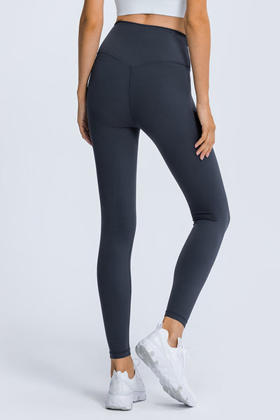 High Rise Ankle Length Yoga Leggings - SHE BADDY© ONLINE WOMEN FASHION & CLOTHING STORE