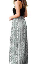 Empire Waist Sleeveless Dress with Pockets - SHE BADDY© ONLINE WOMEN FASHION & CLOTHING STORE