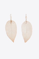 Leaf-Shaped Dangle Earrings - SHE BADDY© ONLINE WOMEN FASHION & CLOTHING STORE