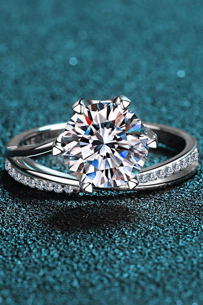 3 Carat Moissanite 6-Prong Ring - SHE BADDY© ONLINE WOMEN FASHION & CLOTHING STORE