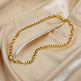 Gold Plated Stainless Steel Necklace - SHE BADDY© ONLINE WOMEN FASHION & CLOTHING STORE