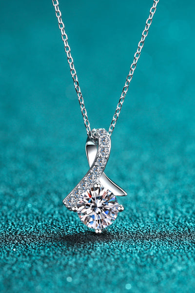 Unique and Chic Moissanite Pendant Necklace - SHE BADDY© ONLINE WOMEN FASHION & CLOTHING STORE