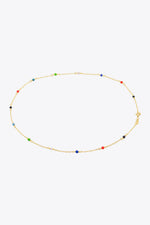 18K Gold-Plated Multicolored Bead Necklace - SHE BADDY© ONLINE WOMEN FASHION & CLOTHING STORE