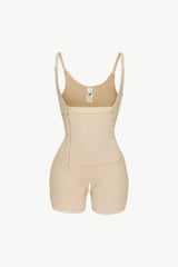 Full Size Side Zipper Under-Bust Shaping Bodysuit - SHE BADDY© ONLINE WOMEN FASHION & CLOTHING STORE