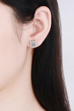 Geometric Moissanite Stud Earrings - SHE BADDY© ONLINE WOMEN FASHION & CLOTHING STORE