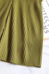 Accordion Pleated Wide Leg Shorts - SHE BADDY© ONLINE WOMEN FASHION & CLOTHING STORE