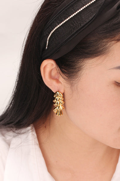 So Gorgeous 18K Gold-Plated Rhinestone Earrings - SHE BADDY© ONLINE WOMEN FASHION & CLOTHING STORE