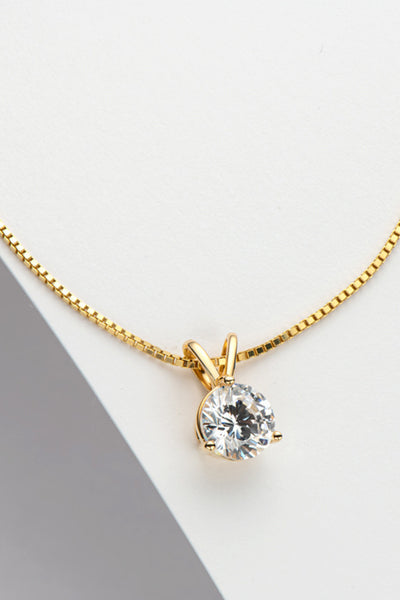 Show Off 1 Carat Moissanite Pendant Necklace - SHE BADDY© ONLINE WOMEN FASHION & CLOTHING STORE