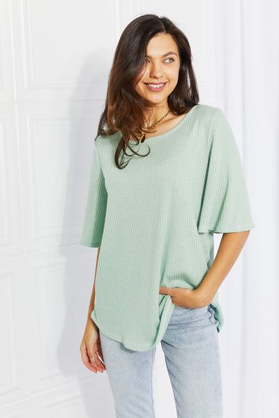 BOMBOM Honeysuckle Flare Sleeve Tunic - SHE BADDY© ONLINE WOMEN FASHION & CLOTHING STORE