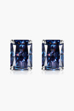 2 Carat Rectangle Moissanite 4-Prong Stud Earrings - SHE BADDY© ONLINE WOMEN FASHION & CLOTHING STORE