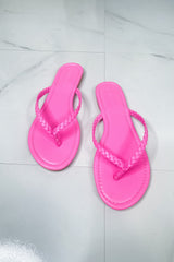 WILD DIVA Waikiki Beach Braided Strap Flip Flop - SHE BADDY© ONLINE WOMEN FASHION & CLOTHING STORE