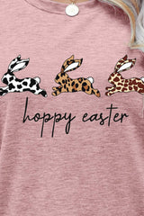 HOPPY EASTER Bunny Graphic Tee Shirt - SHE BADDY© ONLINE WOMEN FASHION & CLOTHING STORE