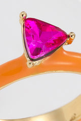 Sweet Beginnings Glass Stone Ring - SHE BADDY© ONLINE WOMEN FASHION & CLOTHING STORE