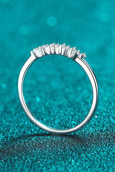 Eye-Catching 925 Sterling Silver Moissanite Ring - SHE BADDY© ONLINE WOMEN FASHION & CLOTHING STORE