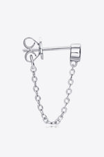 Inlaid Moissanite Chain Earrings - SHE BADDY© ONLINE WOMEN FASHION & CLOTHING STORE