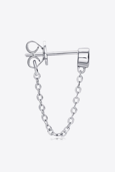 Inlaid Moissanite Chain Earrings - SHE BADDY© ONLINE WOMEN FASHION & CLOTHING STORE