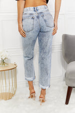 Kancan Kendra High Rise Distressed Straight Jeans - SHE BADDY© ONLINE WOMEN FASHION & CLOTHING STORE