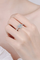 1 Carat Moissanite Heart-Shaped Ring - SHE BADDY© ONLINE WOMEN FASHION & CLOTHING STORE