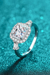 So Much Shine 2 Carat Moissanite Sterling Silver Ring - SHE BADDY© ONLINE WOMEN FASHION & CLOTHING STORE