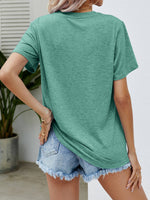 Easter MAMA Graphic Round Neck T-Shirt - SHE BADDY© ONLINE WOMEN FASHION & CLOTHING STORE