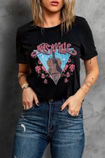 NASHVILLE Graphic T-Shirt - SHE BADDY© ONLINE WOMEN FASHION & CLOTHING STORE