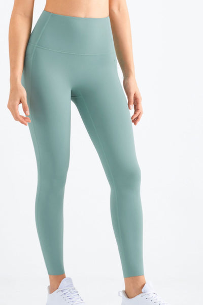 Highly Stretchy Elastic Waistband Pocket Yoga Leggings - SHE BADDY© ONLINE WOMEN FASHION & CLOTHING STORE