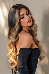 13*2" Lace Front Wigs Synthetic Long Wave 26" 150% Density - SHE BADDY© ONLINE WOMEN FASHION & CLOTHING STORE