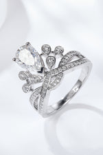 1.5 Carat Moissanite Crown-Shaped Ring - SHE BADDY© ONLINE WOMEN FASHION & CLOTHING STORE