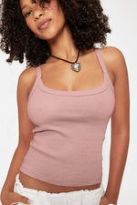 In Your Dreams Ribbed Cropped Cami - SHE BADDY© ONLINE WOMEN FASHION & CLOTHING STORE