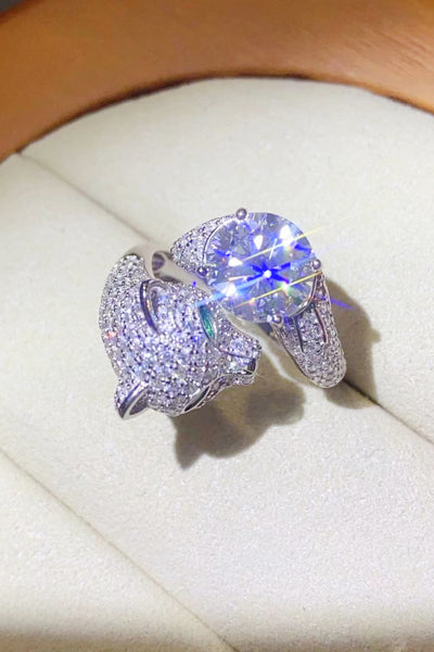 2 Carat Moissanite Adjustable Animal Ring - SHE BADDY© ONLINE WOMEN FASHION & CLOTHING STORE