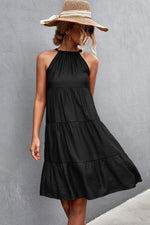 Grecian Tiered Sleeveless Dress - SHE BADDY© ONLINE WOMEN FASHION & CLOTHING STORE