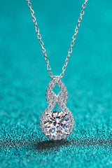 1 Carat Moissanite Pendant Necklace - SHE BADDY© ONLINE WOMEN FASHION & CLOTHING STORE