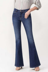 Lovervet Full Size Joanna Midrise Flare Jeans - SHE BADDY© ONLINE WOMEN FASHION & CLOTHING STORE