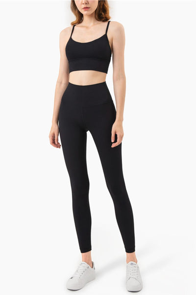 Feel Like Skin High-Rise Ankle Leggings - SHE BADDY© ONLINE WOMEN FASHION & CLOTHING STORE