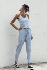 Contrast binding Cami Jumpsuit - SHE BADDY© ONLINE WOMEN FASHION & CLOTHING STORE