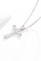 Cross Pendant 925 Sterling Silver Necklace - SHE BADDY© ONLINE WOMEN FASHION & CLOTHING STORE