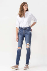 Lovervet Hayden Full Size High Rise Skinny - SHE BADDY© ONLINE WOMEN FASHION & CLOTHING STORE