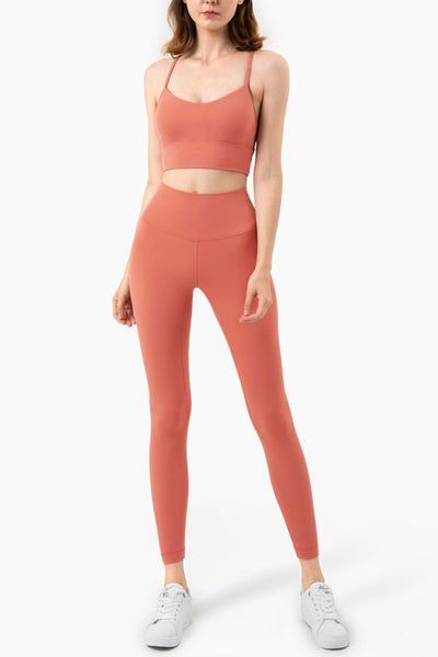 Feel Like Skin High-Rise Ankle Leggings - SHE BADDY© ONLINE WOMEN FASHION & CLOTHING STORE