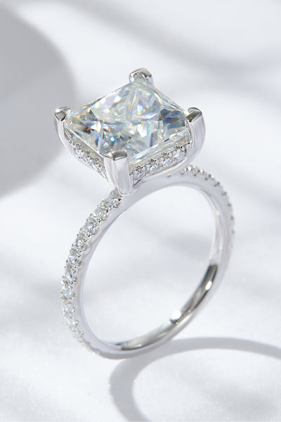 5.52 Carat Moissanite Side Stone Ring - SHE BADDY© ONLINE WOMEN FASHION & CLOTHING STORE