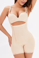 Full Size Side Zipper Under-Bust Shaping Bodysuit - SHE BADDY© ONLINE WOMEN FASHION & CLOTHING STORE