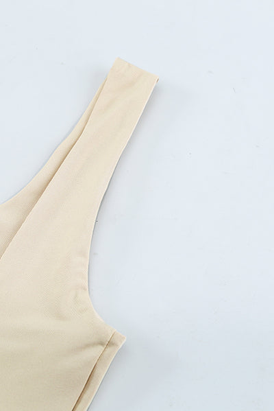 Heathered Cutout Scoop Neck Tank - SHE BADDY© ONLINE WOMEN FASHION & CLOTHING STORE